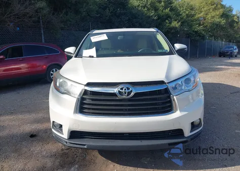 2015 Toyota Highlander Xle V6 from USA, damaged, VIN 5TDJKRFH1FS096338